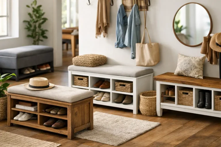 12 Best Entryway Storage Benches to Buy