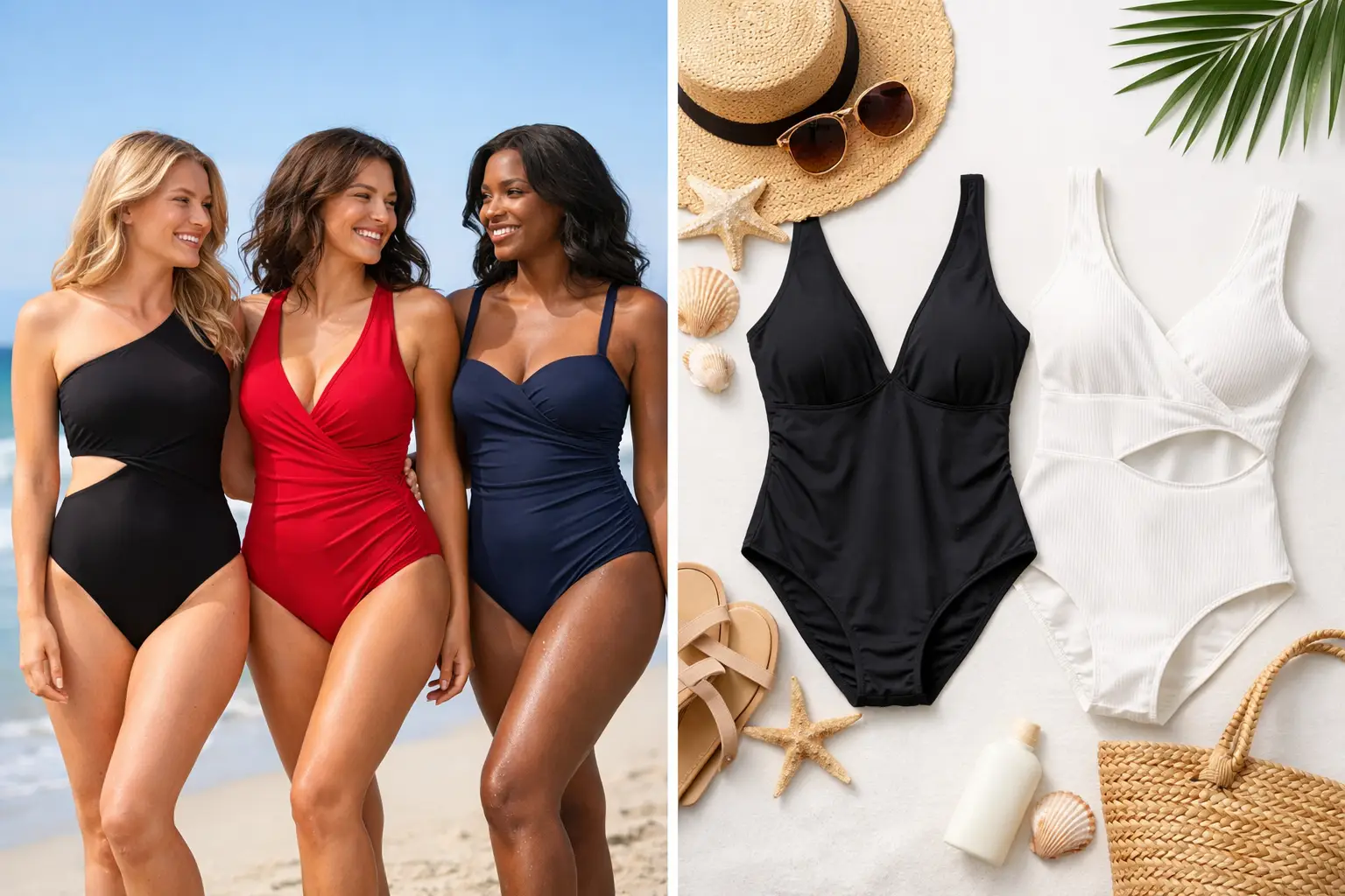A Guide to Flattering One Piece Swimwear