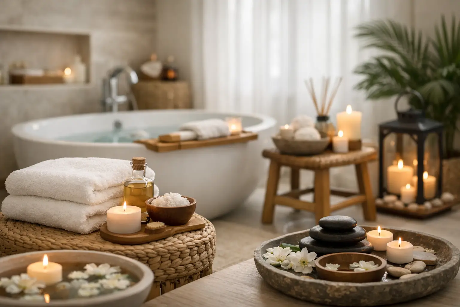 How to Create a Spa Bathroom at Home
