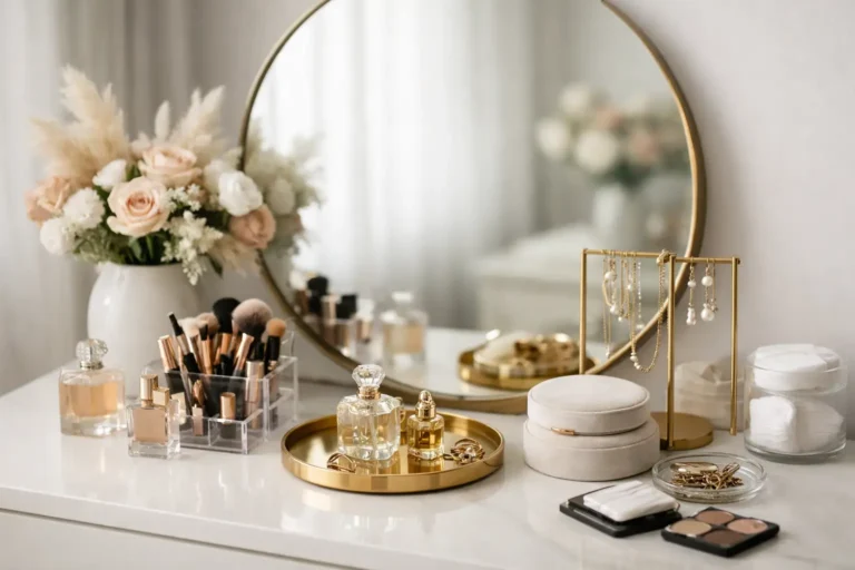 How to Organize a Vanity Table With Style